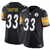 Men & Women & Youth Pittsburgh Steelers #33 Jack Sawyer Black 2025 Draft F.U.S.E. Vapor Limited Stitched Jersey,baseball caps,new era cap wholesale,wholesale hats